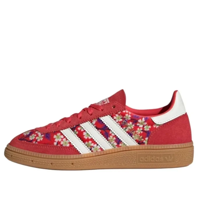 Adidas X Liberty London Handball Spezial „Off White Semi Lucid Red”