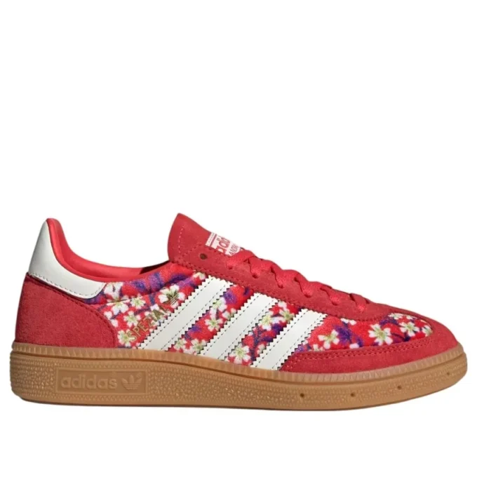 Adidas X Liberty London Handball Spezial „Off White Semi Lucid Red”